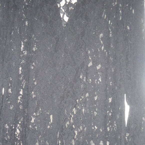 Style & Co Women’s Sheer, Black lace, Blouse - Picture 4 of 5
